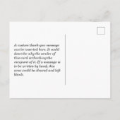 Carte Postale Amusant, Coloré, Arc En Ciel "MERCI TELLEMENT !" (Dos)