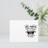 Carte Postale Amusant Conception De Salle De Bains Pour Votre Dé (Debout devant)