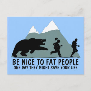 Carte Postale Amusant gros enfant