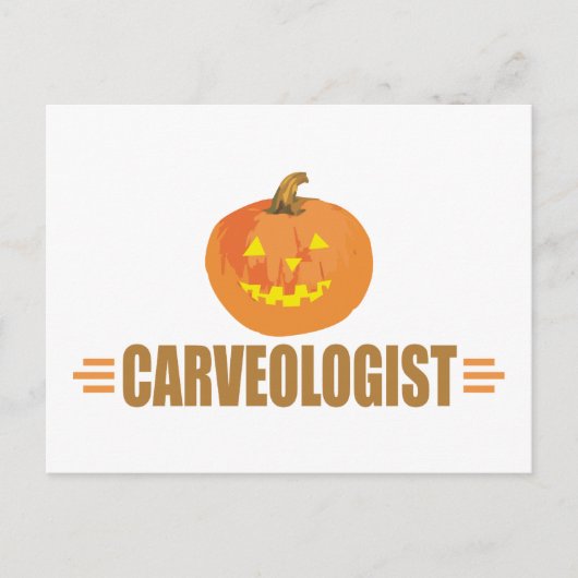 Carte Postale Amusant Halloween Jack-O-Lantern (Devant)