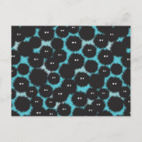 Amusant monstres noirs moelleux