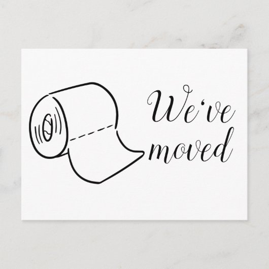 Carte Postale Amusant Nouveau Adresse de Maison (Devant)