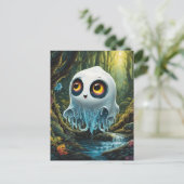 Carte Postale Amusant petit fantôme (Debout devant)