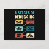 Carte Postale Amusant programmeur de débogage cadeau Coding Love (Devant)