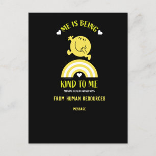 Carte Postale Amusant Sensibilisation à la santé mentale Hr Supp