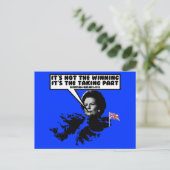 Carte Postale Amusant Thatcher Falklands (Debout devant)