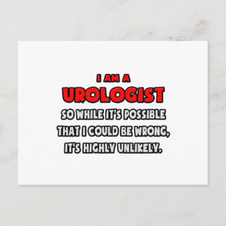 Carte Postale Amusant Urologiste .. Très improbable