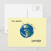 Carte postale amusante (Devant / Derrière)