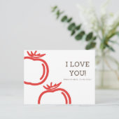 Carte postale amusante (Debout devant)