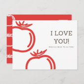 Carte postale amusante (Devant / Derrière)