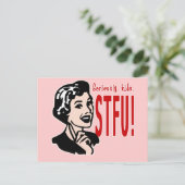 Carte Postale Amusante conception de la fête des mères (Debout devant)