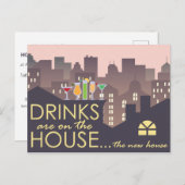 Carte Postale Amusante conception de la Fête du réchauffement de (Devant / Derrière)