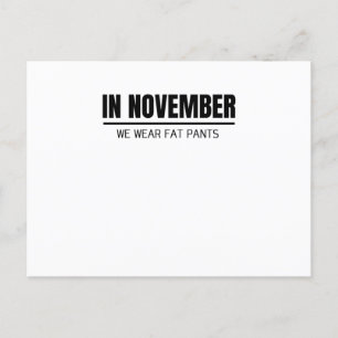 Carte Postale Amusante Famille Thanksgiving Jumelage Thanksgivin