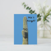 Carte Postale Amusante fête d'anniversaire tardive (Debout devant)