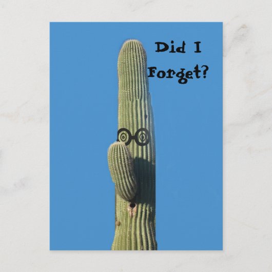 Carte Postale Amusante fête d'anniversaire tardive (Devant)