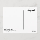 Carte postale amusante Frying Pan (Dos)