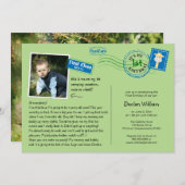 Carte postale amusante Invitation de fête d'annive (Devant / Derrière)