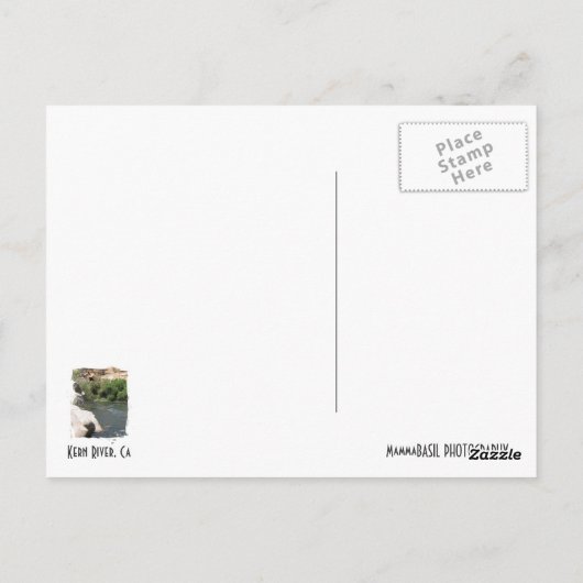 Carte postale amusante Kern River ! (Dos)