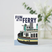 Carte Postale Amusement Au Voyage En Bateau De Ferry (Debout devant)