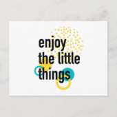 Carte Postale Amusement branché design heureux de Profitez des c (Devant)