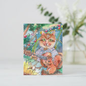 Carte Postale Amusement Camping (Debout devant)