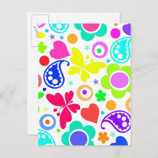 Carte Postale Amusement d'été (Devant / Derrière)