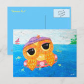 Carte Postale Amusement d'été (Devant / Derrière)