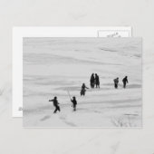 Carte Postale Amusement d'hiver (Devant / Derrière)