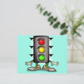 Carte Postale Amusement du trafic (Debout devant)