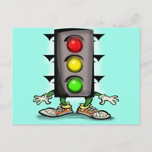 Carte Postale Amusement du trafic (Devant)
