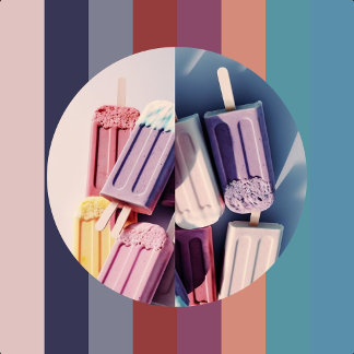 Carte Postale Amusement I Modern Ice Cream Split
