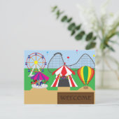 Carte Postale Amusement Park or Theme Park (Debout devant)