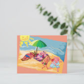 Carte Postale Amusez-vous au soleil (Debout devant)