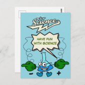 Carte Postale Amusez-vous avec la science (Devant / Derrière)