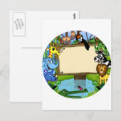 Carte Postale Amusez-vous avec les animaux (Devant / Derrière)