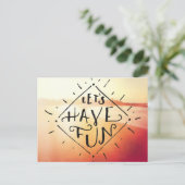 Carte Postale Amusons-nous (Debout devant)