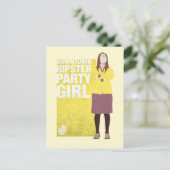 Carte Postale Amy | Downtown Hipster Party Girl (Debout devant)