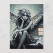 Carte Postale An adorable annoyed winter Fairy (Devant)