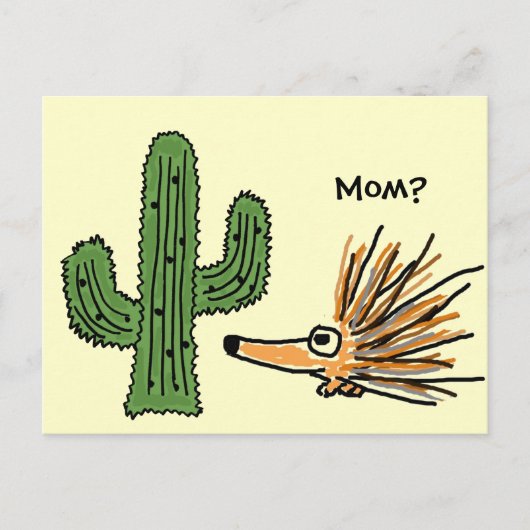 Carte postale AN- Funny Porcupine (Devant)