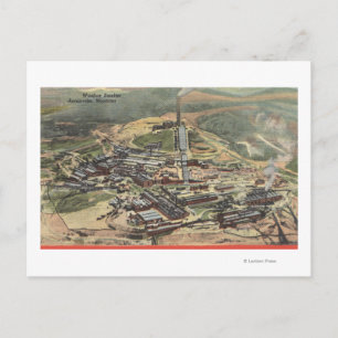 Carte Postale Anaconda, Montana - Washoe Smelter Vue depuis
