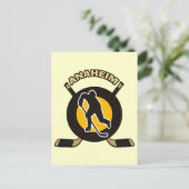 CARTE POSTALE ANAHEIM HOCKEY (Debout devant)
