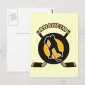 CARTE POSTALE ANAHEIM HOCKEY (Devant / Derrière)