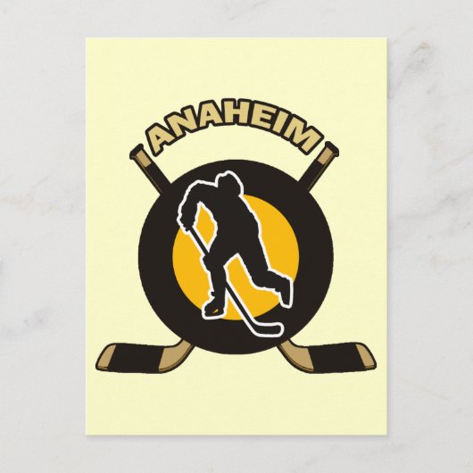 CARTE POSTALE ANAHEIM HOCKEY (Devant)