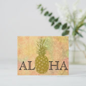 Carte postale ananas (Debout devant)