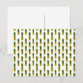 Carte postale ananas (Devant / Derrière)