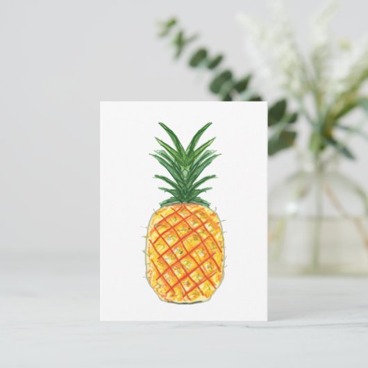 Carte Postale Ananas (Debout devant)