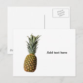 Carte Postale Ananas (Devant / Derrière)