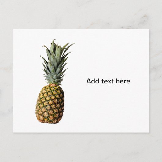 Carte Postale Ananas (Devant)