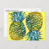 Carte Postale Ananas (Devant / Derrière)