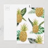 Carte Postale Ananas (Devant / Derrière)